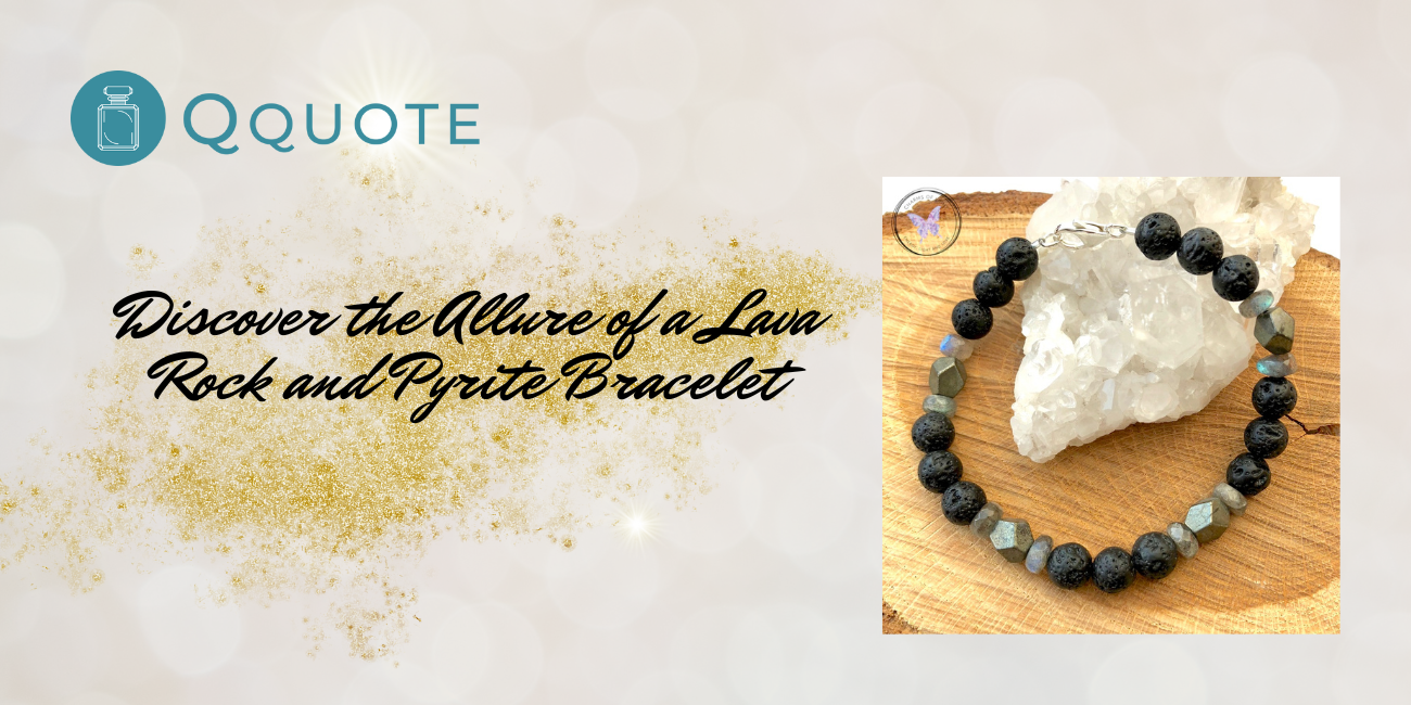Discover the Allure of a Lava Rock and Pyrite Bracelet
