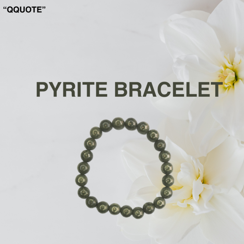 Fortune favors the bold by Pyrite Bracelet