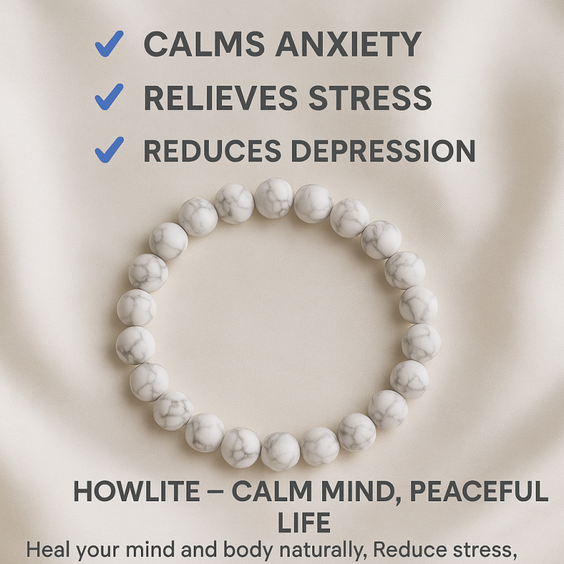 Howlite bracelet